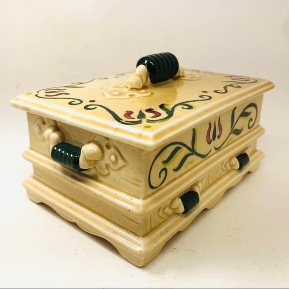 Metlox Poppytrail Homestead Provincial Box 1950s - Picture 7 of 14